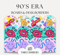 90's Era Classroom Decor Borders | Bulletin Board, Desk Strips & Whiteboard