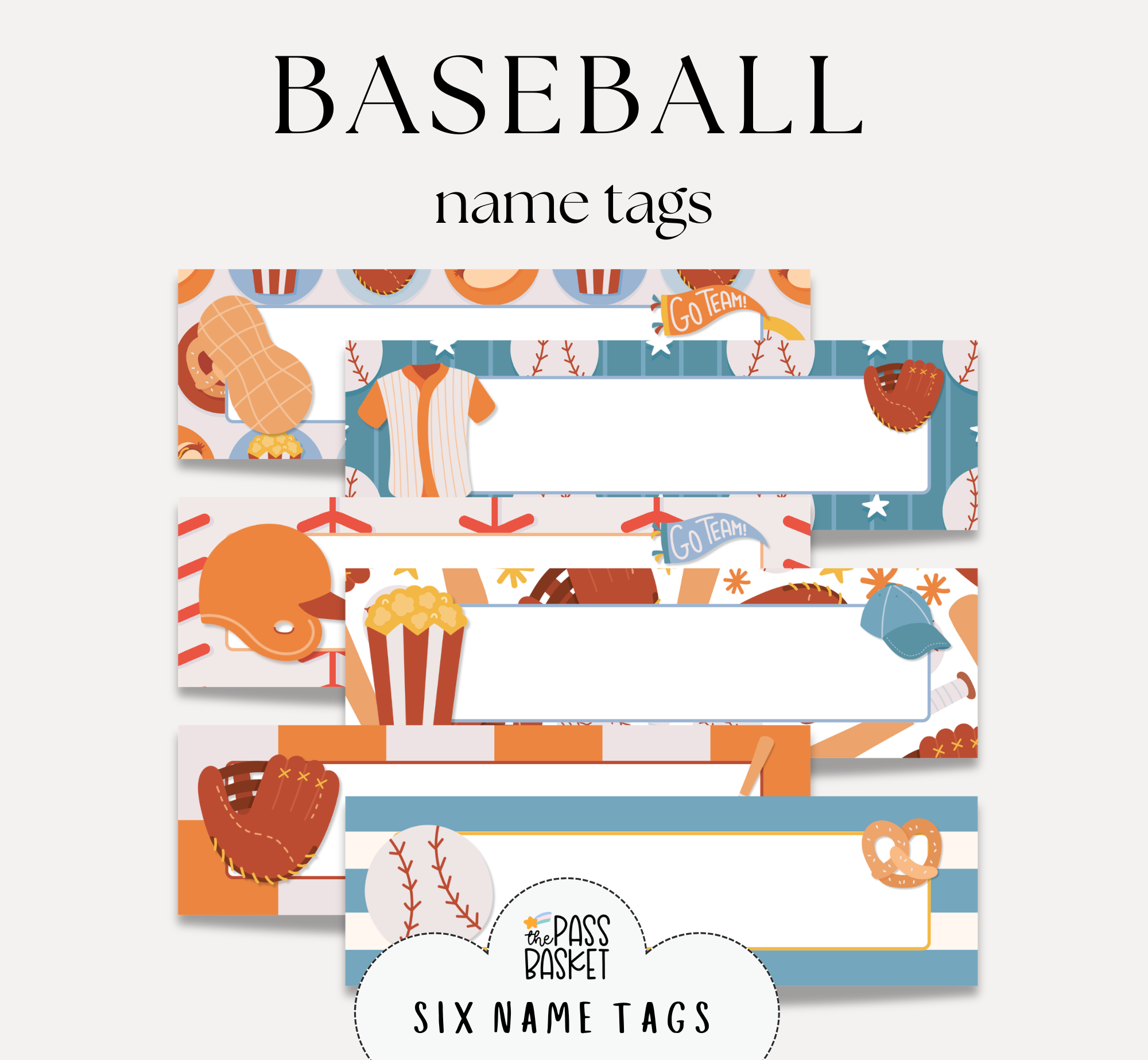 Baseball | Desk Name Tags & Plates