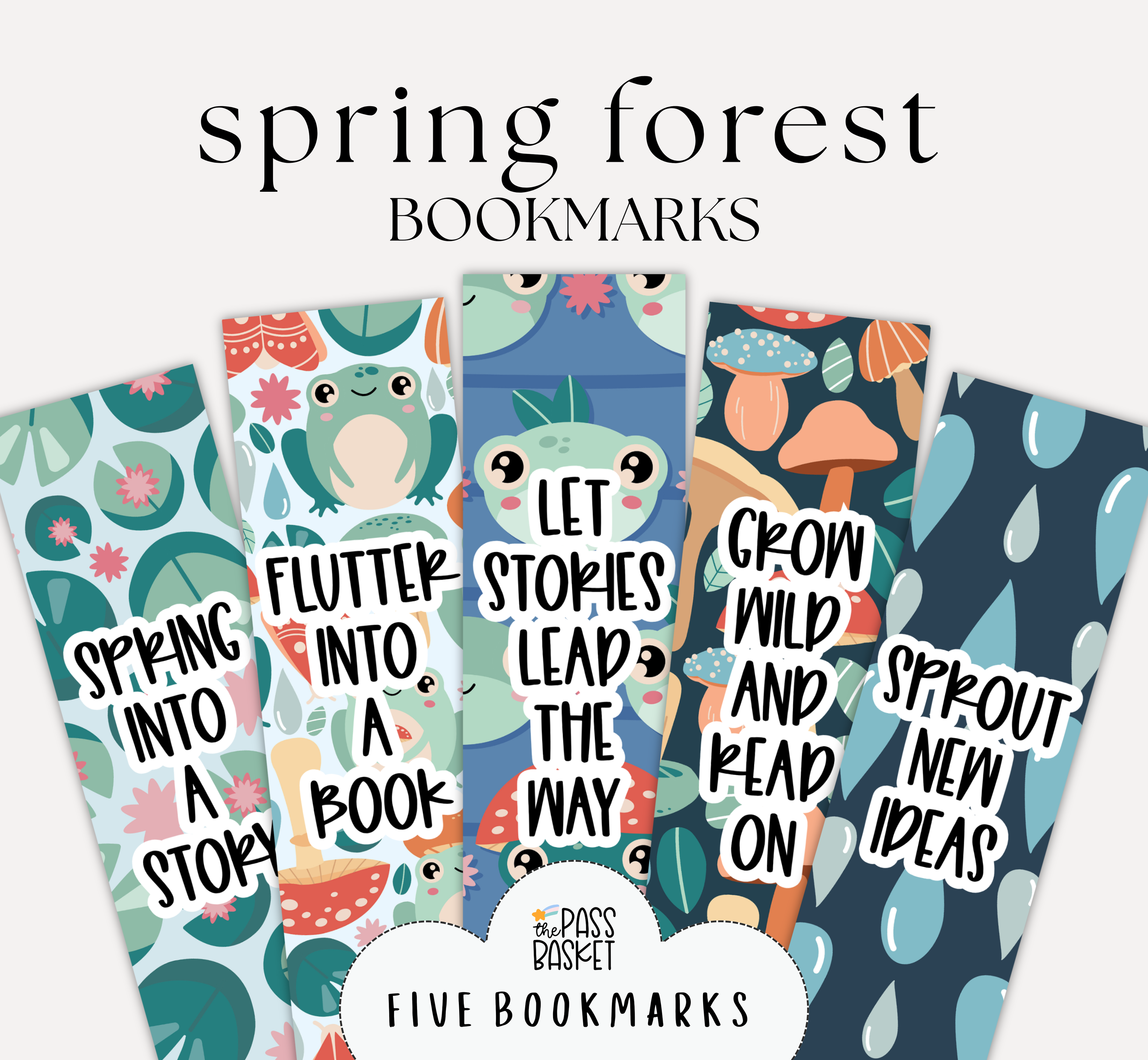 Spring Forest | Bookmarks
