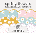 Spring Flowers | Bulletin Board, Desk Strips & Whiteboard